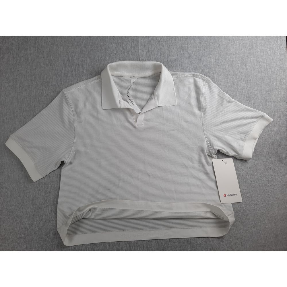 Lululemon Women 8 Active Swiftly Tech Relaxed Polo Short Sleeve Recycle Material